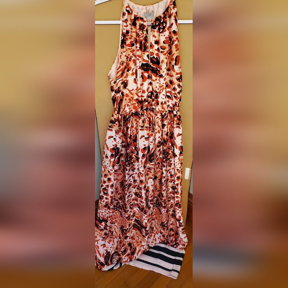 H&M Elegant Halter Print Dress